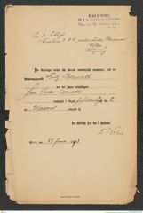 k.k. naturhistorisches Hofmuseum, Intendanzakten 1885-1896 (Hauer), Aktenzahl Z.49/1893, Seite 1
